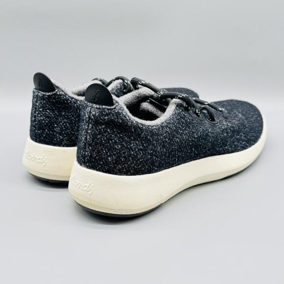 Allbirds Shoes Mens 8 Gray Merino Wool Runners Lace Up Comfort Athletic Sneakers